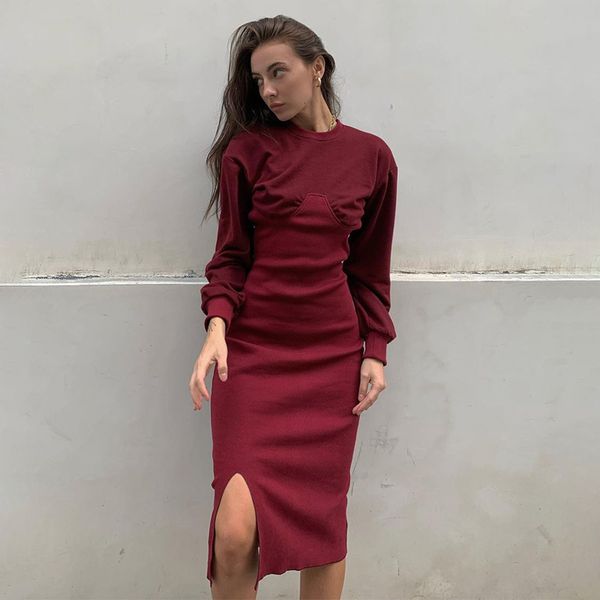 autumn and winter women's patchwork dresses o-neck long sleeve lady's street dress split girl's casual dresses, Black;gray
autumn and winter women's patchwork dresses o-neck long sleeve lady's street dress split girl's casual dresses, Black;gray