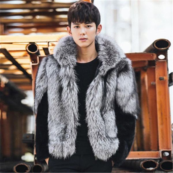 men's fur & faux 2021 winter raccoon collar men leather jackets male thicken coat loose medium patchwork fashion outwear d282, Black
men's fur & faux 2021 winter raccoon collar men leather jackets male thicken coat loose medium patchwork fashion outwear d282, Black