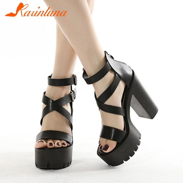 new arrivals gothic style shoes gladiator sandals buckle straps ultra high heels platform party casual female shoes, Black
new arrivals gothic style shoes gladiator sandals buckle straps ultra high heels platform party casual female shoes, Black