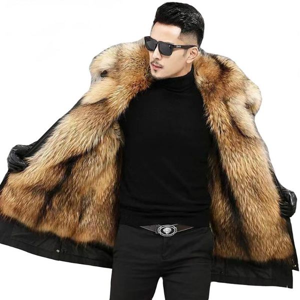 men's down & parkas winter parka thick cotton coat men big fake fur raccoon hooded to keep warm for russian 19257, Black
men's down & parkas winter parka thick cotton coat men big fake fur raccoon hooded to keep warm for russian 19257, Black