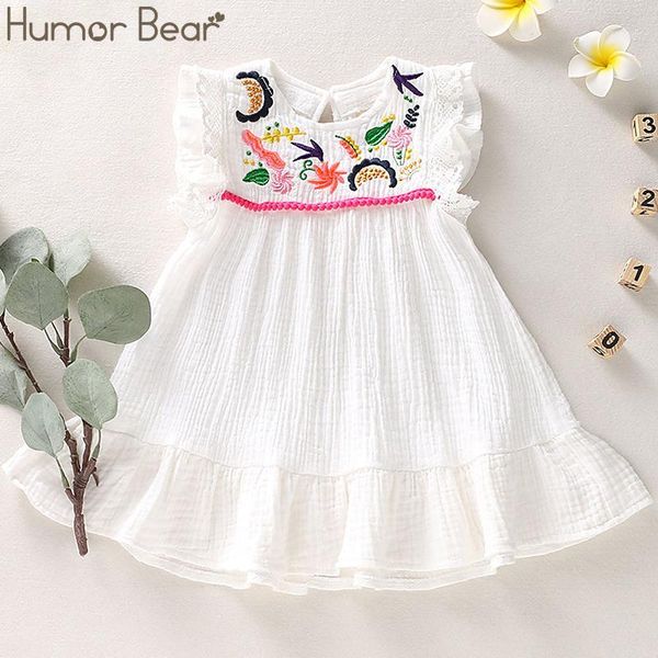 girl's dresses humor bear summer 2021 fashion baby kid girl infant sleeveless embroidery ruffles flower princess dress clothes wholesal, Red;yellow
girl's dresses humor bear summer 2021 fashion baby kid girl infant sleeveless embroidery ruffles flower princess dress clothes wholesal, Red;yellow