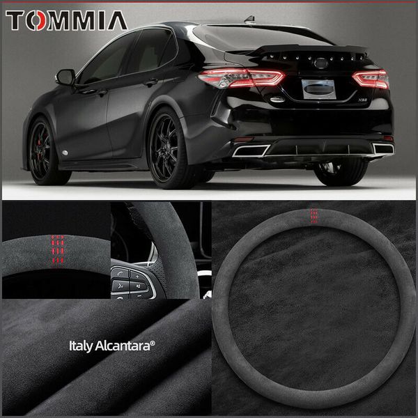 38cm non-slip black alcantara suede car steering wheel cover for toyota camry
38cm non-slip black alcantara suede car steering wheel cover for toyota camry