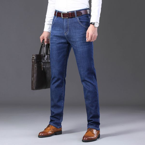 winter warm fleece men's jeans thick stretch denim jean straight male brand cotton pants men large size 35 40 42 44 201123, Blue
winter warm fleece men's jeans thick stretch denim jean straight male brand cotton pants men large size 35 40 42 44 201123, Blue