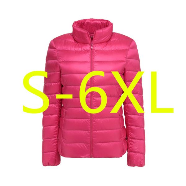 women coat ultralight turn collar white duck down jacket solid autumn winter warm female windproof s-6xl, Black
women coat ultralight turn collar white duck down jacket solid autumn winter warm female windproof s-6xl, Black