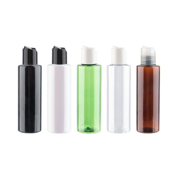 storage bottles & jars 150ml empty clear white green brown black plastic refillable travel with disc cap for shampoo toner
storage bottles & jars 150ml empty clear white green brown black plastic refillable travel with disc cap for shampoo toner