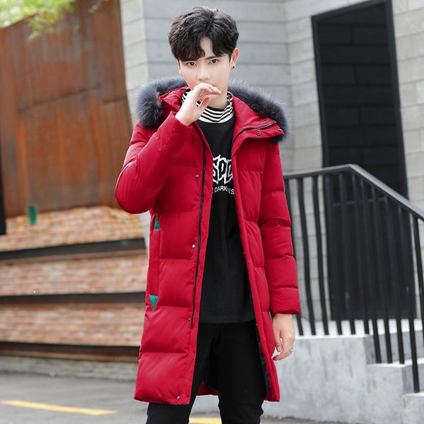 2021 new winter jacket of men long coat cotton quilted thick fur collar down better factory clothes mrqs, Black
2021 new winter jacket of men long coat cotton quilted thick fur collar down better factory clothes mrqs, Black