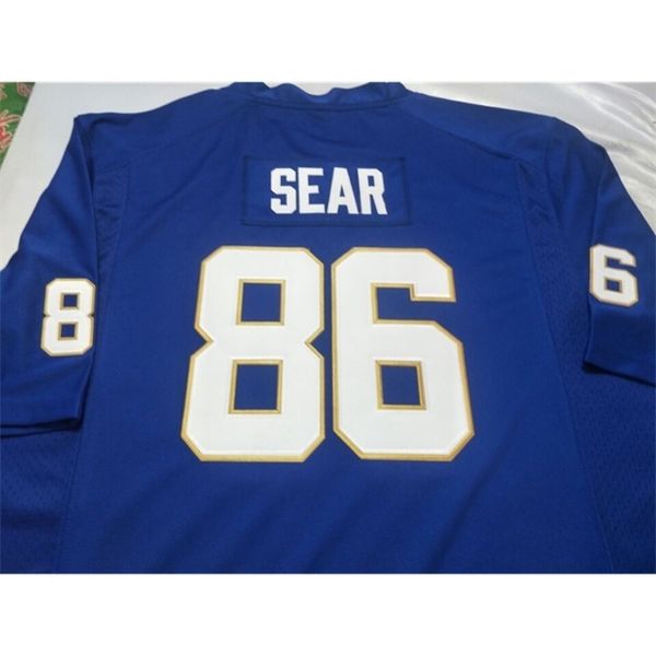 121 pitt tyler sear #86 real full embroidery blue navy college jersey size s-4xl or custom any name or number jersey, Black
121 pitt tyler sear #86 real full embroidery blue navy college jersey size s-4xl or custom any name or number jersey, Black