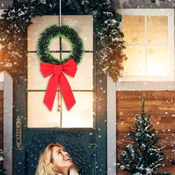 30cm new bow bells christmas wreath door hanging decoration for window living room1
30cm new bow bells christmas wreath door hanging decoration for window living room1
