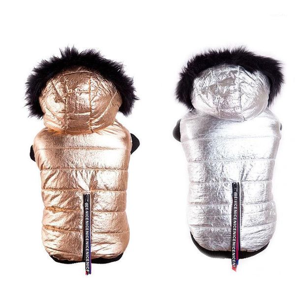 dog apparel waterproof warm vest winter coat fashion pet clothes chihuahua cold weather jacket gold silver colors 20e1
dog apparel waterproof warm vest winter coat fashion pet clothes chihuahua cold weather jacket gold silver colors 20e1