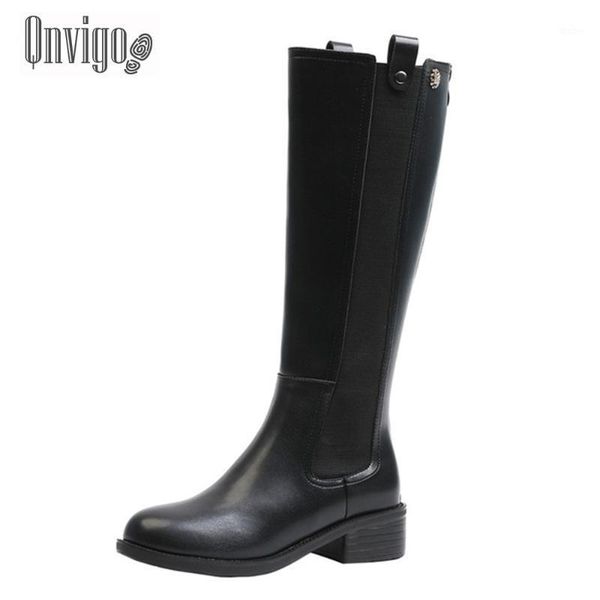 qnvigo women high boots jean thick heel metal decoration riding equestrian knight black real leather western high boots1
qnvigo women high boots jean thick heel metal decoration riding equestrian knight black real leather western high boots1
