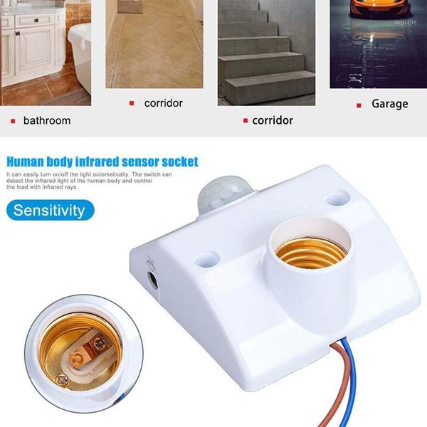 e27 lamp holder infrared motion pir sensor automatic led light lamp holder switch fku661
e27 lamp holder infrared motion pir sensor automatic led light lamp holder switch fku661