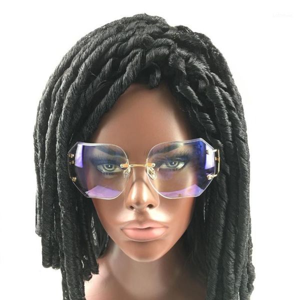 sunglasses wholesale-2021 women/men rimless oversize yellow clear lens1, White;black
sunglasses wholesale-2021 women/men rimless oversize yellow clear lens1, White;black