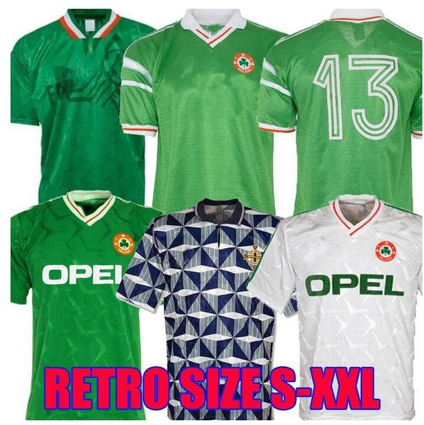 1990 ireland retro soccer jersey 1994 world cup ireland home green soccer shirt national team customized away white football uniforms sal, Black;yellow
1990 ireland retro soccer jersey 1994 world cup ireland home green soccer shirt national team customized away white football uniforms sal, Black;yellow