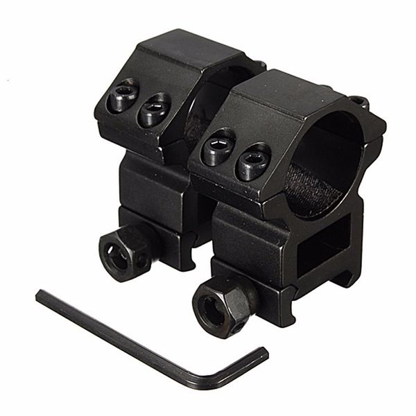 Outdoor 25.4mm Scope Ring High Profile Fit 20mm Picatinny Weaver Rail Mount Flashlight Mounts Hunting Accessories