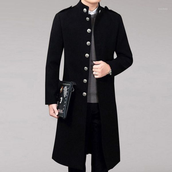 trench coat casual men wool blends coat autumn winter new slim fit men's wool coats long section male overcoat1, Tan;black
trench coat casual men wool blends coat autumn winter new slim fit men's wool coats long section male overcoat1, Tan;black