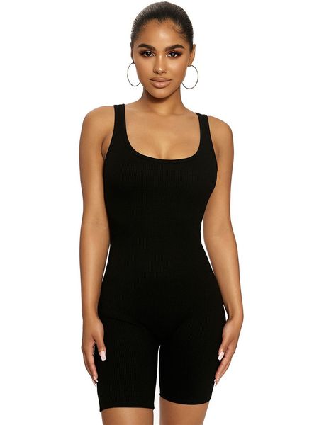 women multicolor vest jumpsuit u neck sleeveless slim fit rompers ladies shorts jumpsuit, Black;white
women multicolor vest jumpsuit u neck sleeveless slim fit rompers ladies shorts jumpsuit, Black;white
