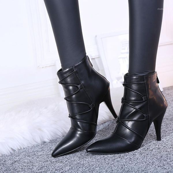 boots ymechic 2021 autumn gladiator thin high heels cross tied women winter shoes pointed toe ankle ridding plus size stiletto1, Black
boots ymechic 2021 autumn gladiator thin high heels cross tied women winter shoes pointed toe ankle ridding plus size stiletto1, Black