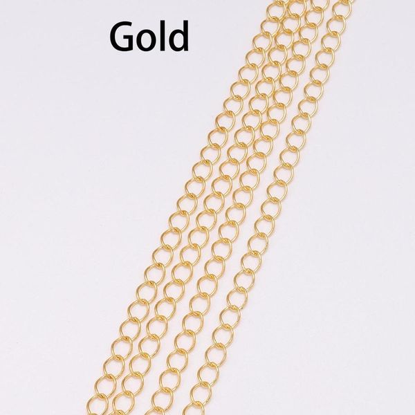 5m/lot 2.5 2.8 3.6 4.8 mm long open link ring extended extension necklace chains tail extender chain for jewelry making supplies bbybff
5m/lot 2.5 2.8 3.6 4.8 mm long open link ring extended extension necklace chains tail extender chain for jewelry making supplies bbybff