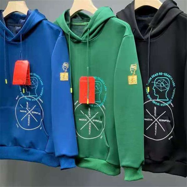 european and american fashion 20ss winter men and women's couples handprinted hooded patch brain storm fleece thick hoodies size m-3xl, Black
european and american fashion 20ss winter men and women's couples handprinted hooded patch brain storm fleece thick hoodies size m-3xl, Black