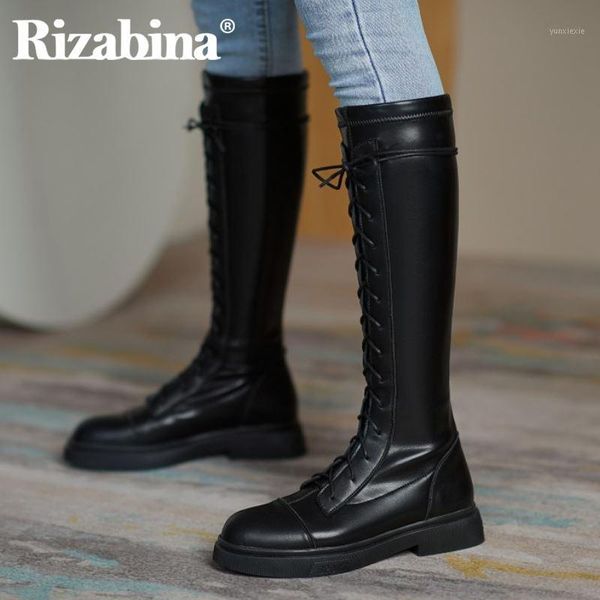 rizabina size 34-42 real leather wome knee boots cross strap flats winter shoes woman warm long boot office lady daily footwear1, Black
rizabina size 34-42 real leather wome knee boots cross strap flats winter shoes woman warm long boot office lady daily footwear1, Black
