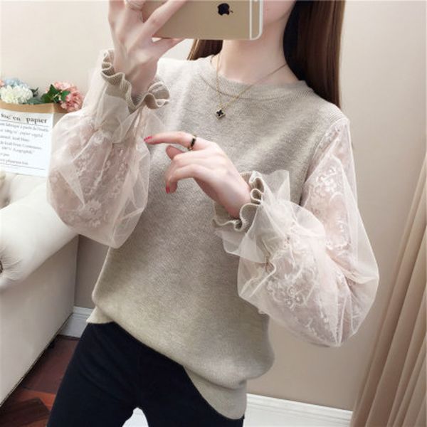 sweater spring and autumn clothes spicy mother style pregnant women's bottoming shirt breast feeding, White
sweater spring and autumn clothes spicy mother style pregnant women's bottoming shirt breast feeding, White
