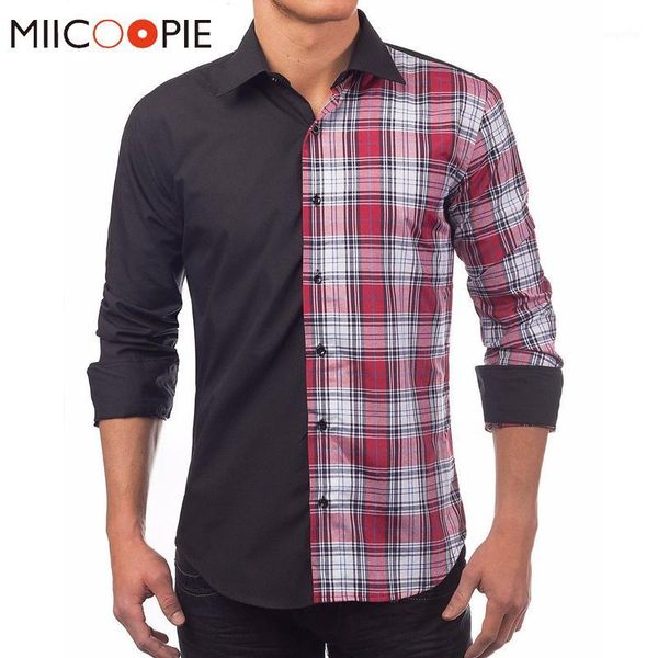 red and black plaid shirt men fashion patchwork long sleeved mens checkered shirts blouses hip hop street wear men clothing1, White;black
red and black plaid shirt men fashion patchwork long sleeved mens checkered shirts blouses hip hop street wear men clothing1, White;black