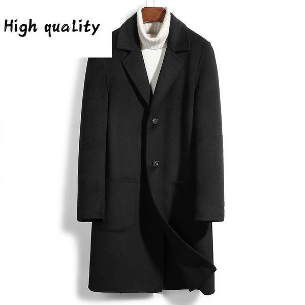 male double-sided or long wool coat cloth coat lapels collar male han edition wool woolen cloth, Black
male double-sided or long wool coat cloth coat lapels collar male han edition wool woolen cloth, Black
