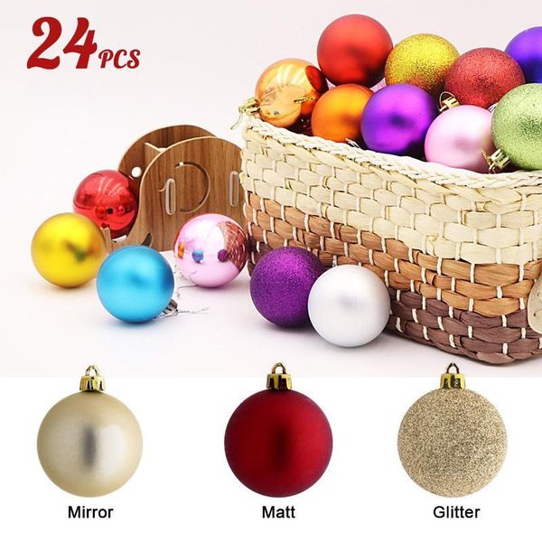 christmas decorations 24pcs 6cm ball opnaments shatterproof tree baubles kid toys gift for home year gift1
christmas decorations 24pcs 6cm ball opnaments shatterproof tree baubles kid toys gift for home year gift1