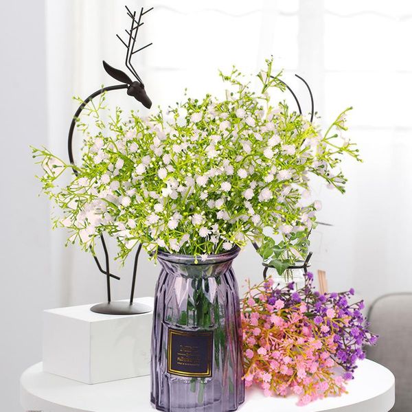 decorative flowers & wreaths 5 branch plastic artificial bouquet white gypsophila fake flower diy wedding home balcony outdoor decoration
decorative flowers & wreaths 5 branch plastic artificial bouquet white gypsophila fake flower diy wedding home balcony outdoor decoration