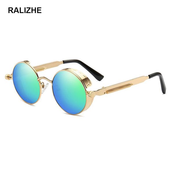 sunglasses 2021 men women retro round metal steampunk polarized vintage brand designer gold light green steam punk sun glasses, White;black
sunglasses 2021 men women retro round metal steampunk polarized vintage brand designer gold light green steam punk sun glasses, White;black