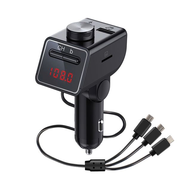 car kit fm transmitter bluetooth car charger with mp3 player dual usb car charger with data charging cable
car kit fm transmitter bluetooth car charger with mp3 player dual usb car charger with data charging cable