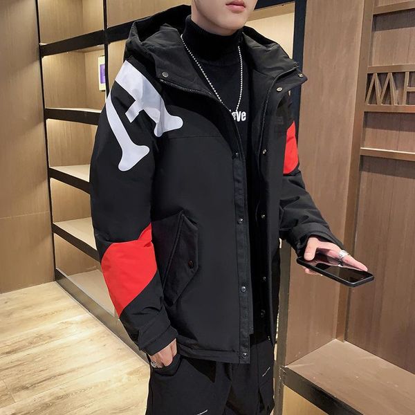 mimi new down jacket men's short hooded korean work clothes in winter of 2020, Black
mimi new down jacket men's short hooded korean work clothes in winter of 2020, Black