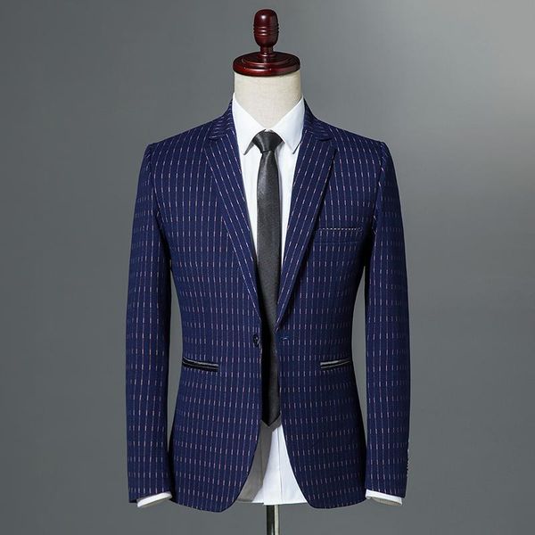 men's suits & blazers 2021 autumn business casual mens suit jacket slim fit striped long sleeve one button blazer m-3xl 4 colors, White;black
men's suits & blazers 2021 autumn business casual mens suit jacket slim fit striped long sleeve one button blazer m-3xl 4 colors, White;black