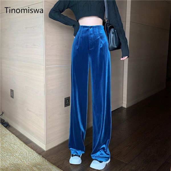 2021 spring new loose velvet wide leg pants women high waist casual vintage drape straight mopping trousers plus size a633, Black;white
2021 spring new loose velvet wide leg pants women high waist casual vintage drape straight mopping trousers plus size a633, Black;white