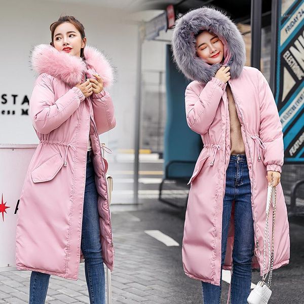 new autumn winter parkas hooded big fur collar jacket thicken cotton warm coat female plus size outwear women parka two furs1, Black
new autumn winter parkas hooded big fur collar jacket thicken cotton warm coat female plus size outwear women parka two furs1, Black