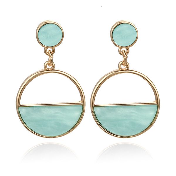 2020 new women's gold earrings metal simple charm hollow geometric pendant drop earrings pendientes mujer moda, Golden 
2020 new women's gold earrings metal simple charm hollow geometric pendant drop earrings pendientes mujer moda, Golden