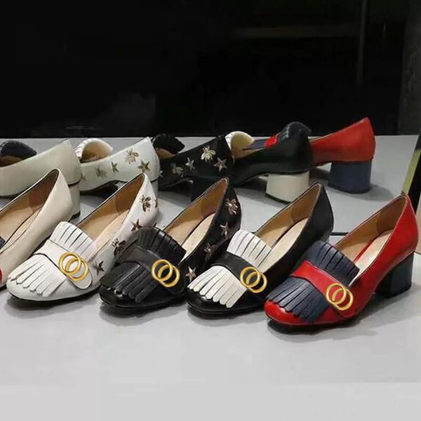 classic mid heeled boat shoe womens designer shoes leather thick heel high heels 100% cowhide tassels round head metal button women dress sh, Black
classic mid heeled boat shoe womens designer shoes leather thick heel high heels 100% cowhide tassels round head metal button women dress sh, Black