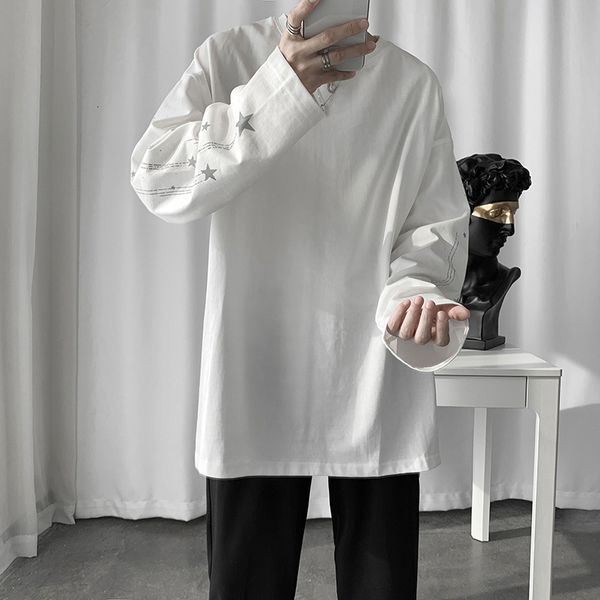 reflective long sleeved t-shirt men's spring and autumn season, korean version of trend ins, tiktok, same clothes, bottom shirt, loose, White;black
reflective long sleeved t-shirt men's spring and autumn season, korean version of trend ins, tiktok, same clothes, bottom shirt, loose, White;black