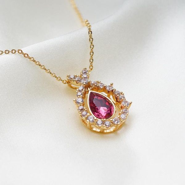 pendant necklaces yunkingdom charms waterdrop big choker red crystal cubic zirconia gold color women's party jewelry, Silver
pendant necklaces yunkingdom charms waterdrop big choker red crystal cubic zirconia gold color women's party jewelry, Silver