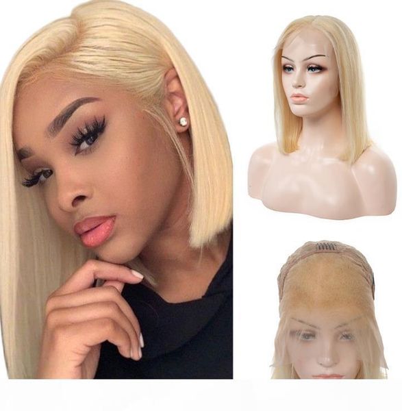#613 bob straight remy human hair 13*4 lace front wigs selling full head set 100% virgin brazilian hair fashion style adjustable cap, Black;brown
#613 bob straight remy human hair 13*4 lace front wigs selling full head set 100% virgin brazilian hair fashion style adjustable cap, Black;brown