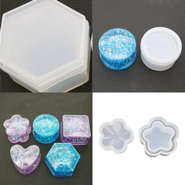 silicone storage box heart plum blossom circular shape moulds six corners crystal mirror surface dropping glue molds 8dy l1
silicone storage box heart plum blossom circular shape moulds six corners crystal mirror surface dropping glue molds 8dy l1