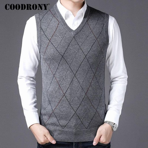 coodrony casual argyle v neck sleeveless vest men clothes 2020 autumn winter new arrival knitted cashmere wool sweater vest 8174 jllyzk, White;black
coodrony casual argyle v neck sleeveless vest men clothes 2020 autumn winter new arrival knitted cashmere wool sweater vest 8174 jllyzk, White;black