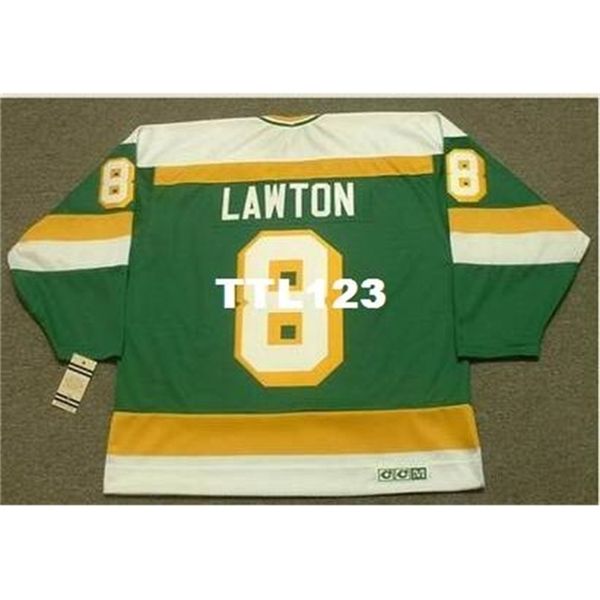 421 #8 brian lawton minnesota north stars 1985 ccm vintage home hockey jersey or custom any name or number retro jersey, Black
421 #8 brian lawton minnesota north stars 1985 ccm vintage home hockey jersey or custom any name or number retro jersey, Black