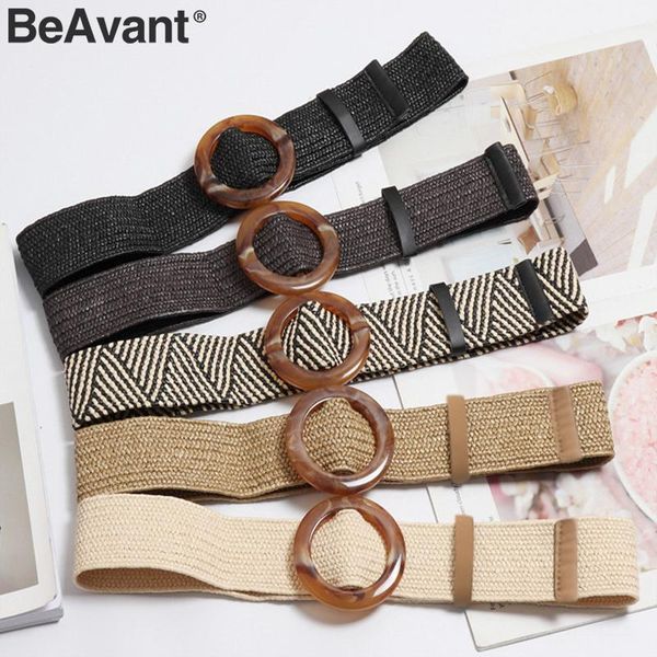 beavant bohemian style wide belt for women straw buckle sash belt dress decoration casual female braided wide strap belts1, Black;brown
beavant bohemian style wide belt for women straw buckle sash belt dress decoration casual female braided wide strap belts1, Black;brown