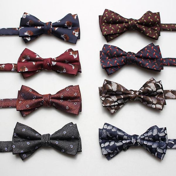 bow ties linbaiway animals floral polyester bowtie for mens wedding party tie tuxedo gravata borboleta bridegroom bowknots, Black;gray
bow ties linbaiway animals floral polyester bowtie for mens wedding party tie tuxedo gravata borboleta bridegroom bowknots, Black;gray