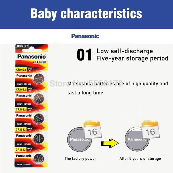 10pcs/lot panasonic original cr1632 button cell battery 3v lithium batteries cr 1632 for watch toys computer calculator control jllrjj, Bronze;slivery
10pcs/lot panasonic original cr1632 button cell battery 3v lithium batteries cr 1632 for watch toys computer calculator control jllrjj, Bronze;slivery