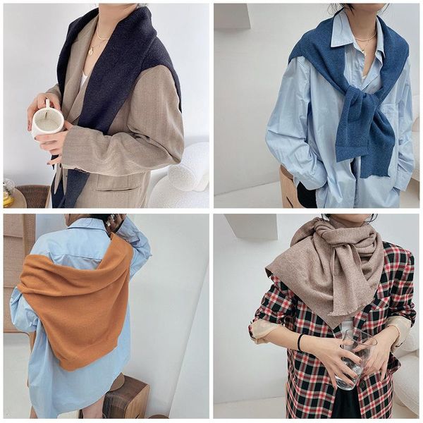 2020 Autumn and Winter New Style Japanese Korean Sweet Shawl Dongdaemun Fashion Multi-color Isn Wind Literature and Art Female K, Blue;gray
2020 Autumn and Winter New Style Japanese Korean Sweet Shawl Dongdaemun Fashion Multi-color Isn Wind Literature and Art Female K, Blue;gray