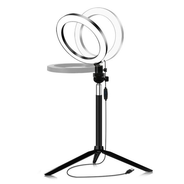 multifunction 6/10 inch led selfie tripod for ring light with selfie stick stand pgraphy p ring lamp for studio makeup
multifunction 6/10 inch led selfie tripod for ring light with selfie stick stand pgraphy p ring lamp for studio makeup