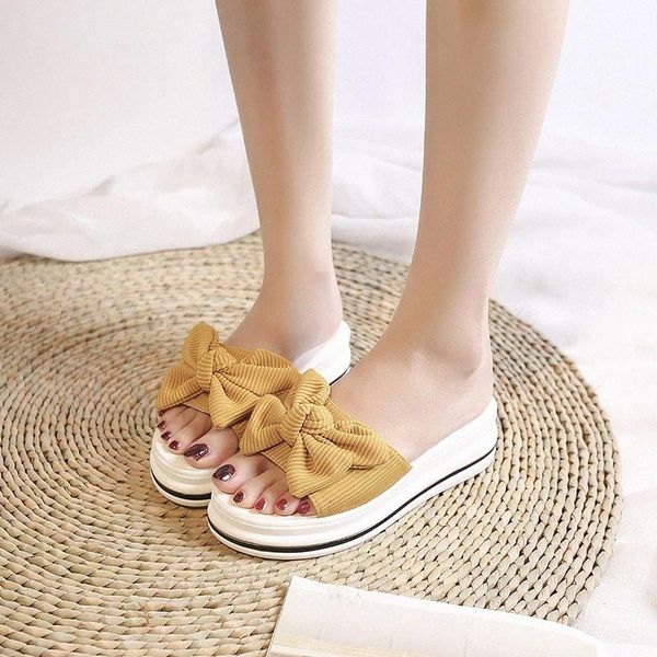 women summer slip on butterfly knot slippers ladies casual indoor platform wedge shoes woman light female non slip slipper 2020 #js5s, Black
women summer slip on butterfly knot slippers ladies casual indoor platform wedge shoes woman light female non slip slipper 2020 #js5s, Black