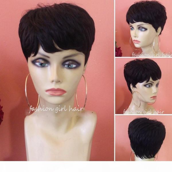 new short straight bob wigs pixie cut wig brazilian remy hair 150% glueless none lace front human hair wigs for black women ing, Black;brown
new short straight bob wigs pixie cut wig brazilian remy hair 150% glueless none lace front human hair wigs for black women ing, Black;brown